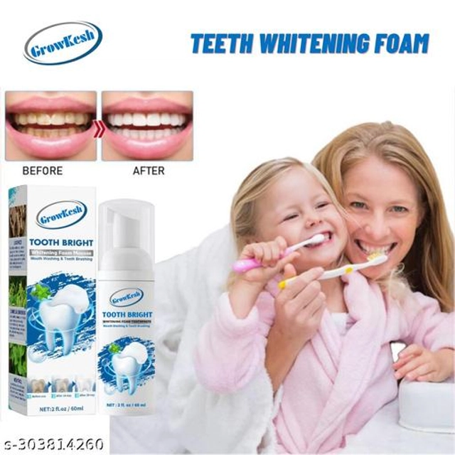 Growkesh Teeth Whitening Foam (60 ml)