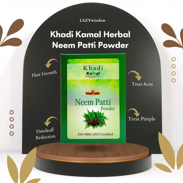Khadi Kamal Herbal Neem Patti Powder & Face Scrub (Pack of 2)