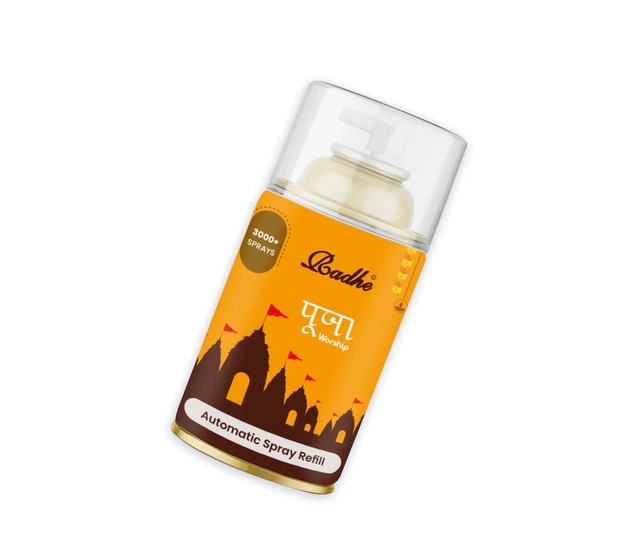 Radhe Pooja Worship Automatic Room Spray Refill (265 ml)