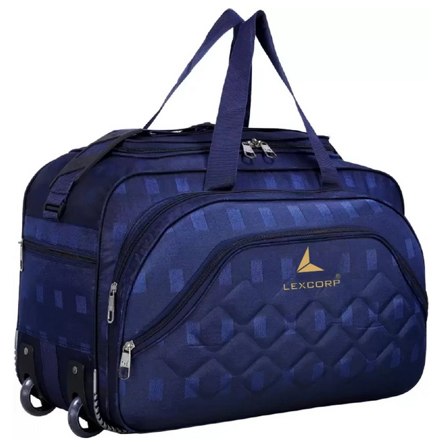 Polyester Duffel Bag (Blue, 60 L)