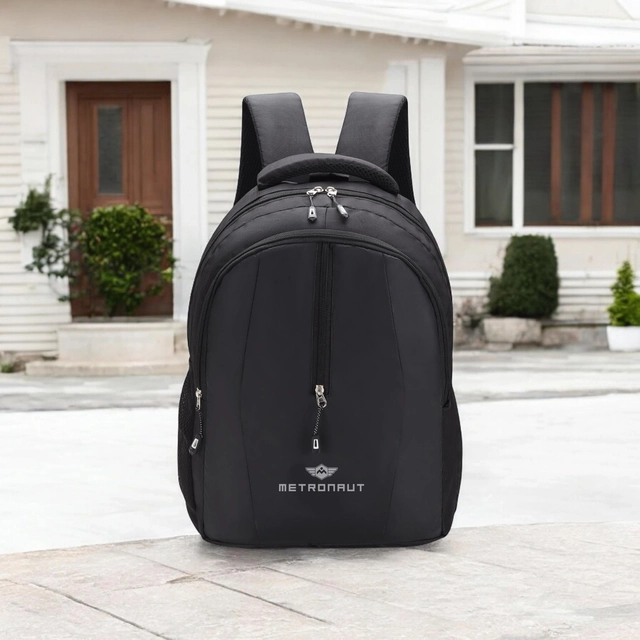 Polyester Backpack for Men & Women (Black)