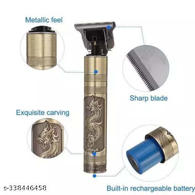 Metal Buddha Trimmer for Men (Gold)