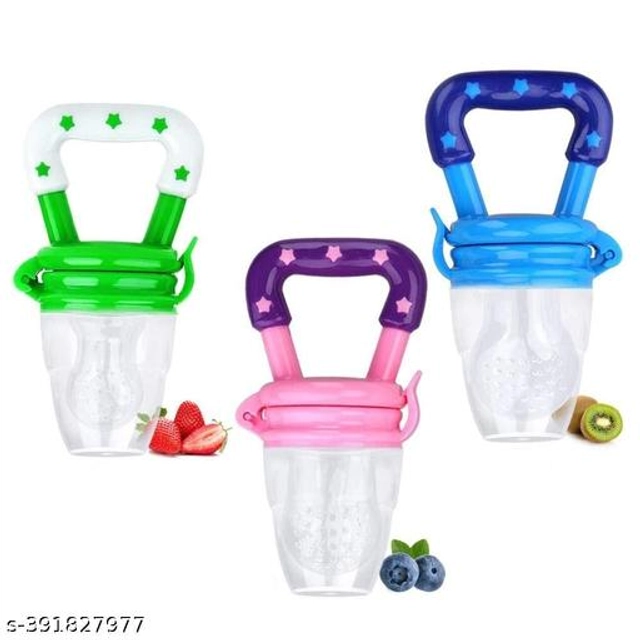 Silicone Fruit Nibbler for Baby (Multicolor)