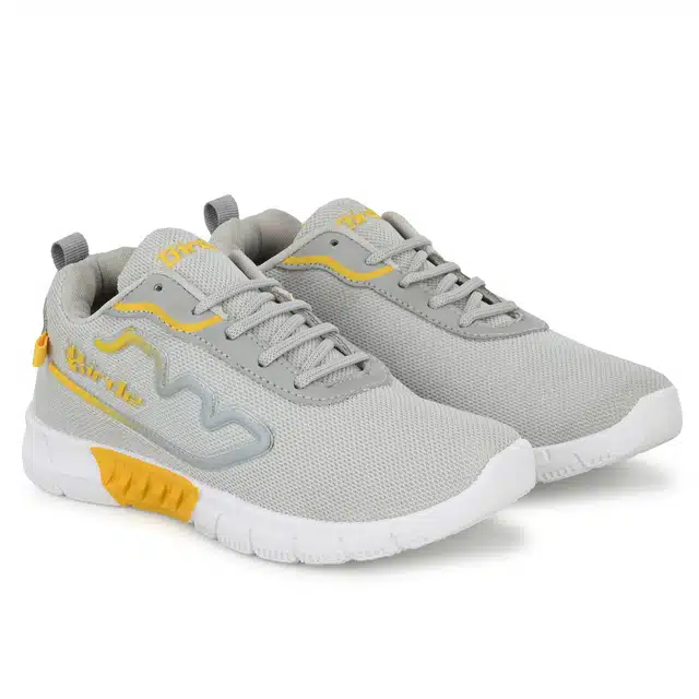 Stylish Lightweight Sports Shoes for Men (Grey, 9) (AE-359)