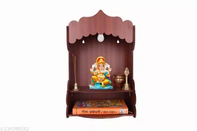 Wooden Classic Home Temple (Brown)