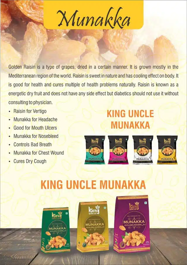 King Uncle Gola Munakka 250 g