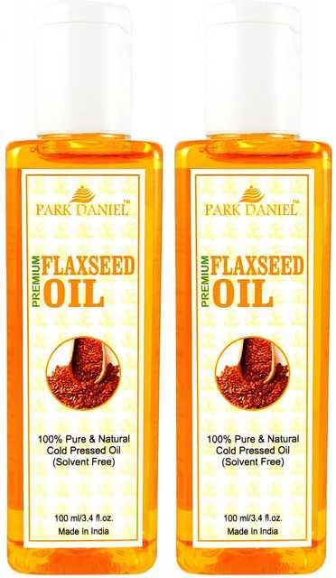 Park Daniel Flaxseed Oil (Pack Of 2, 100 ml) (SE-1618)