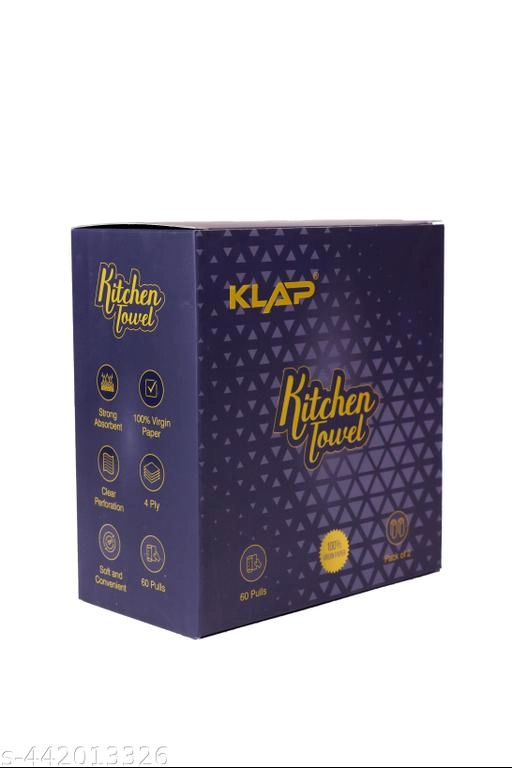 KLAP 240 Pulls Kitchen Tissue Roll (Pack of 2)