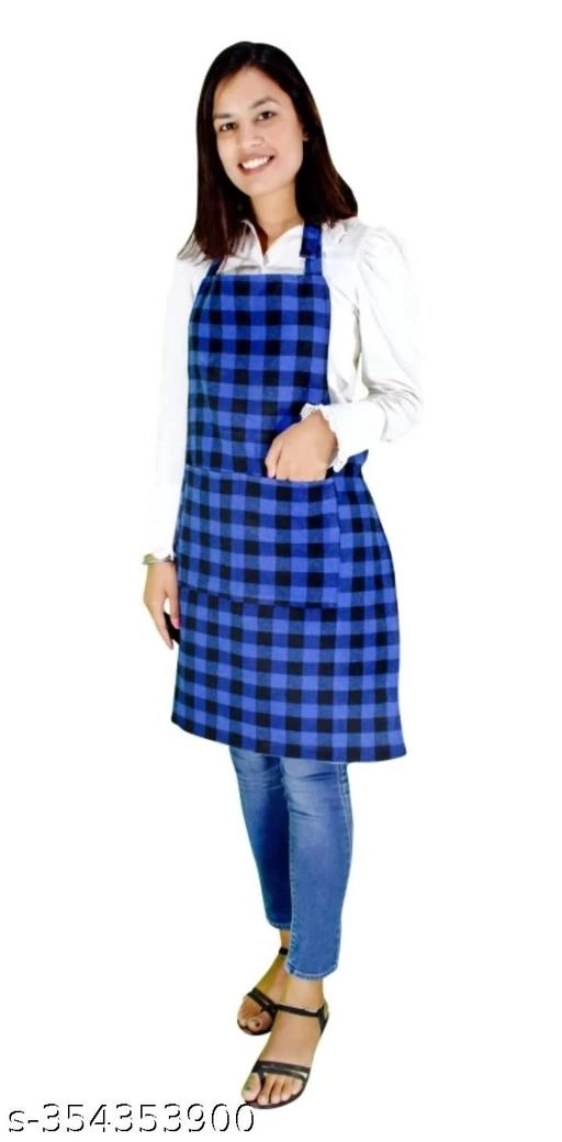 Cotton Apron for Men & Women (Blue)