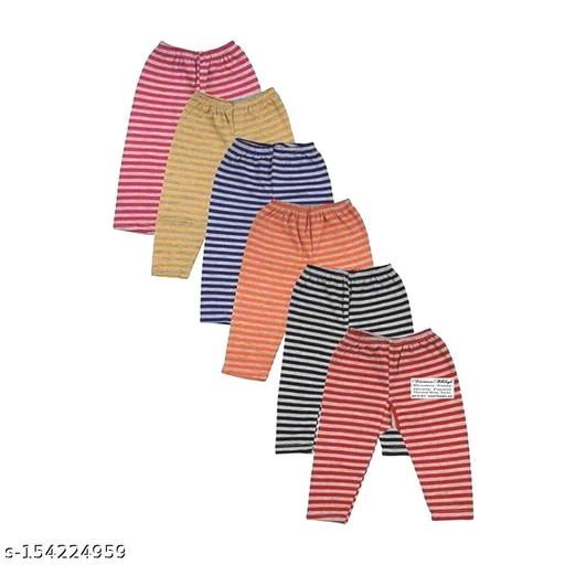 Woolen Thermal Bottomwear for Kids (Multicolor, 0-3 Months) (Pack of 6)