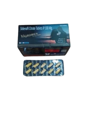 Sildenafil Citrate IP 100 mg Vigromen 10 Pcs Tablets (Pack of 1)