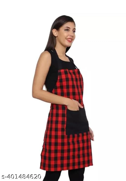 Cotton Apron for Men & Women (Red)