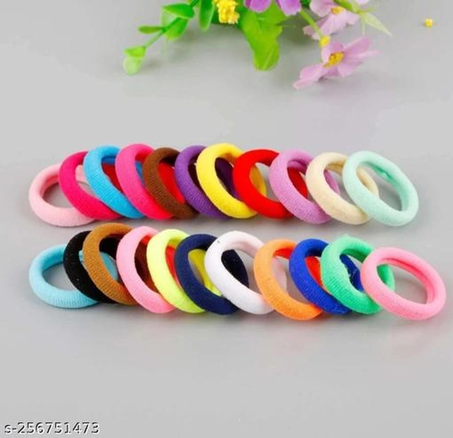 Rubber Band for Women & Girls (Multicolor, Pack of 30)