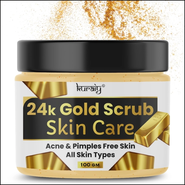 Kuraiy 24k Gold Skin Care Face Scrub (100 g)