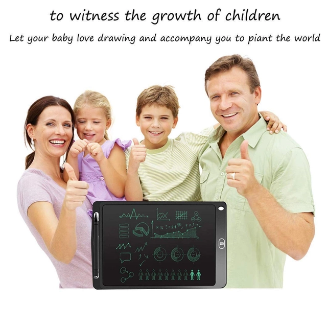 Re-Writable Digital LCD Writing Tablet for Kids (Multicolor, 8.5 inches)