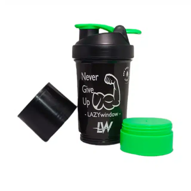 Gym Shaker Bottle (Pack of 4) (Black, 500 ml)