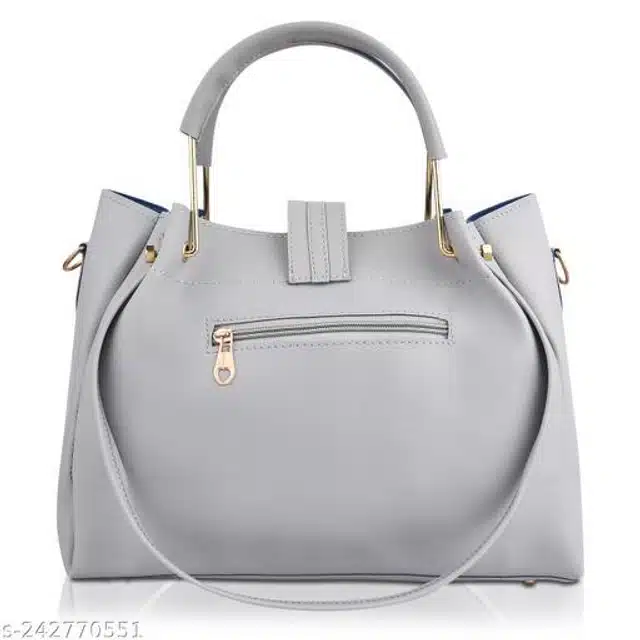 PU Handbag for Women (Grey)
