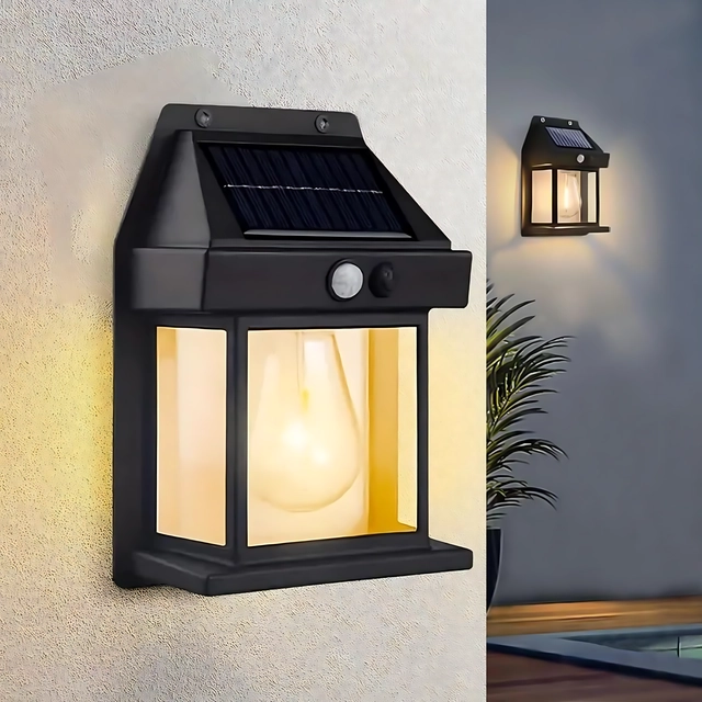 HypeTeck Solar Wall Lights (Black)