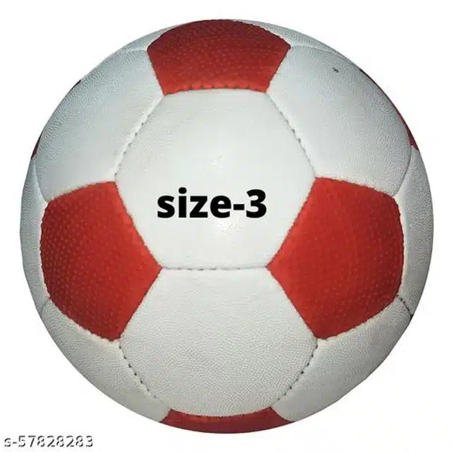 Rubber Football (Size 3, Multicolor)