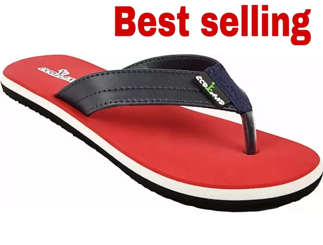 Slippers for Men (Red, 6)