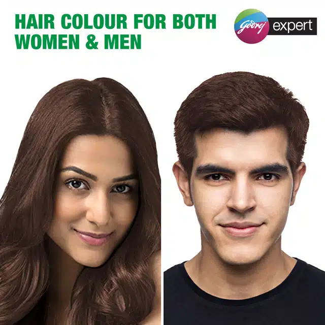 Godrej Expert Rich Crème Hair Colour For Women & Men – (Natural Brown Shade) (4.00) (Pack Of 4)