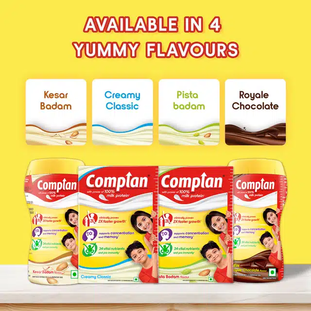 Complan Nutrition And Health Drink Creamy Classic 500 g + Free Tiffin