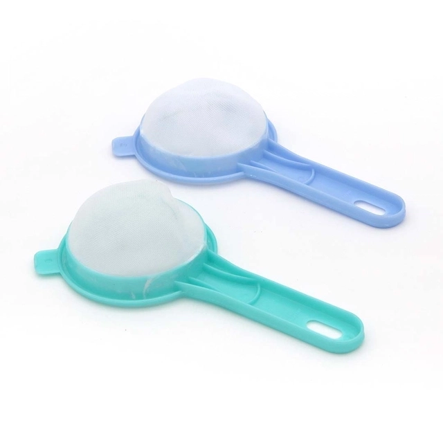 DREAM HOME Plastic Tea Strainer (Pack of 2)