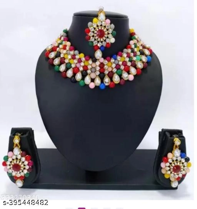 Alloy Necklace for Women (Multicolor)