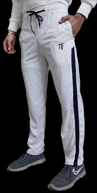 Nile Fashion Cotton Mens Track Pants (White, XL) (NF-05)