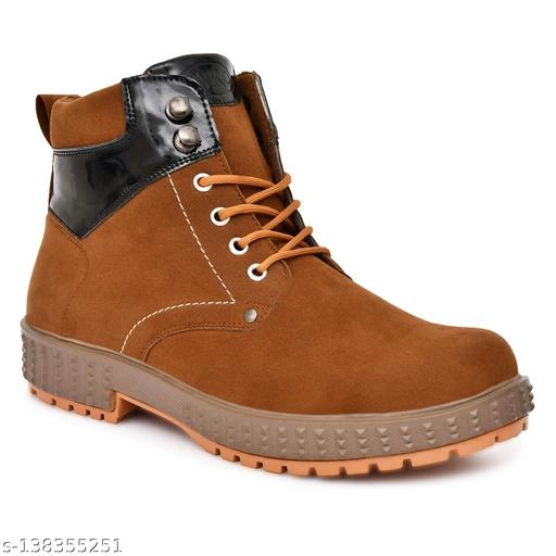 Boots for Men (Tan, 6)