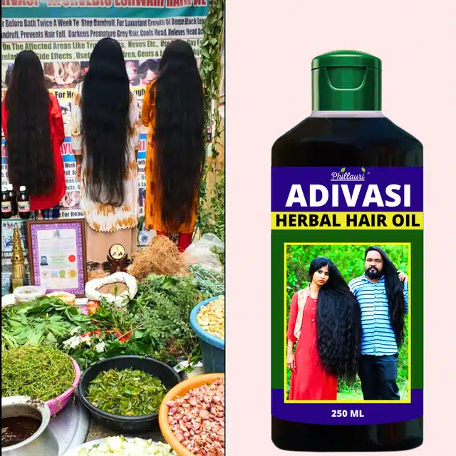 Phillauri Adivasi Nilgiri Herbal Hair Growth Oil (250 ml)