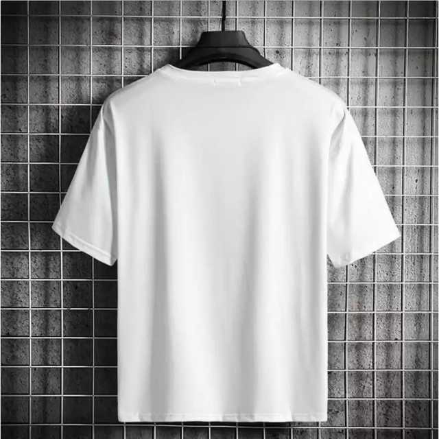 Stylesmyth Polyester Mens T-Shirt (White, XL) (SS-18)