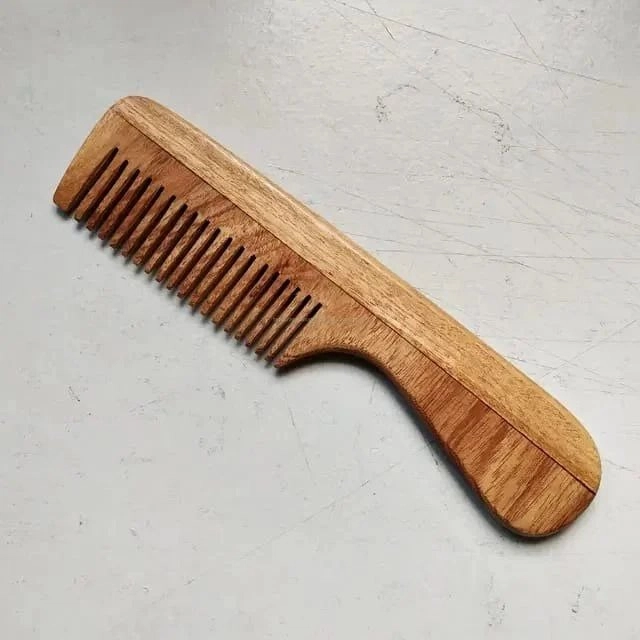 Wooden Hair Comb (Brown)