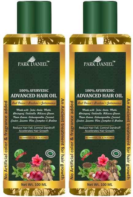 Park Daniel Advance Hair Oil (Pack of 2, 100 ml) (SE-1614)