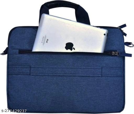 Canvas Laptop Bag for Men & Women (Blue, 35 L)