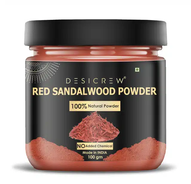 Desi Crew Natural Red Sandalwood Powder (100 g)