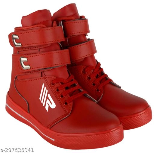 Boots for Men (Red, 7)