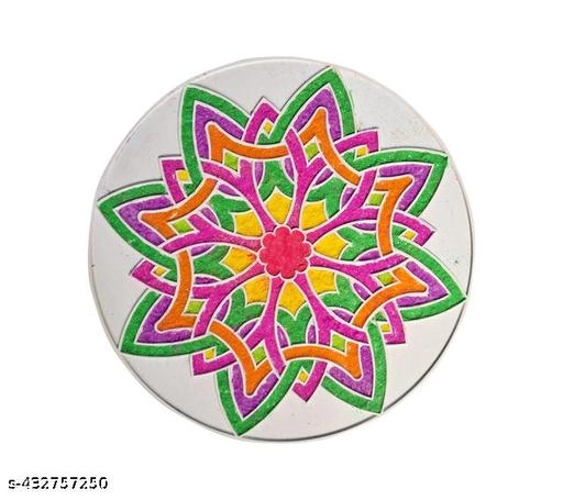 Diwali Rangoli Making Kit (Multicolor)