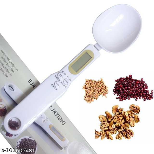 Sterling Bazaar Adjustable Digital Spoon Scale Electronic Measuring Kitchen Spoon With Large Lcd Display (St-023)