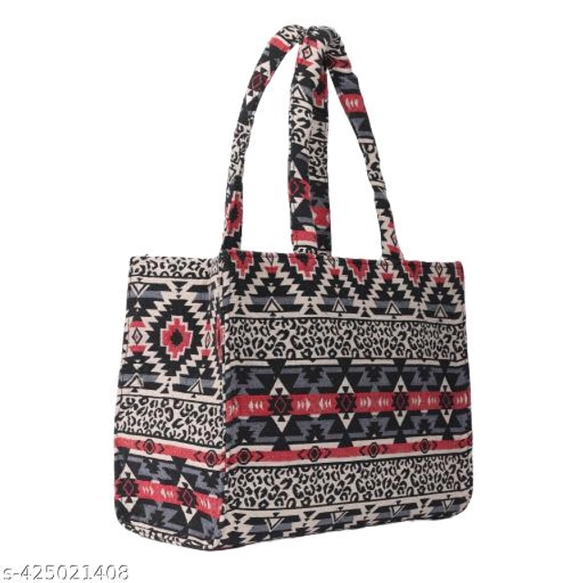 Canvas Handbag for Women (Black)