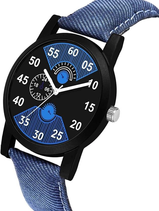 Analog watch for men (Denim Blue ,Pack of 1)