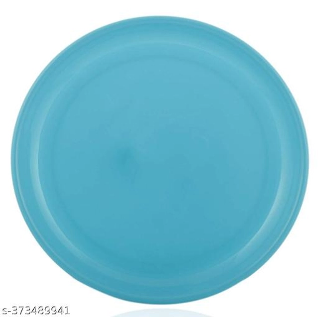 Plastic Plates (Multicolor, Pack of 6)