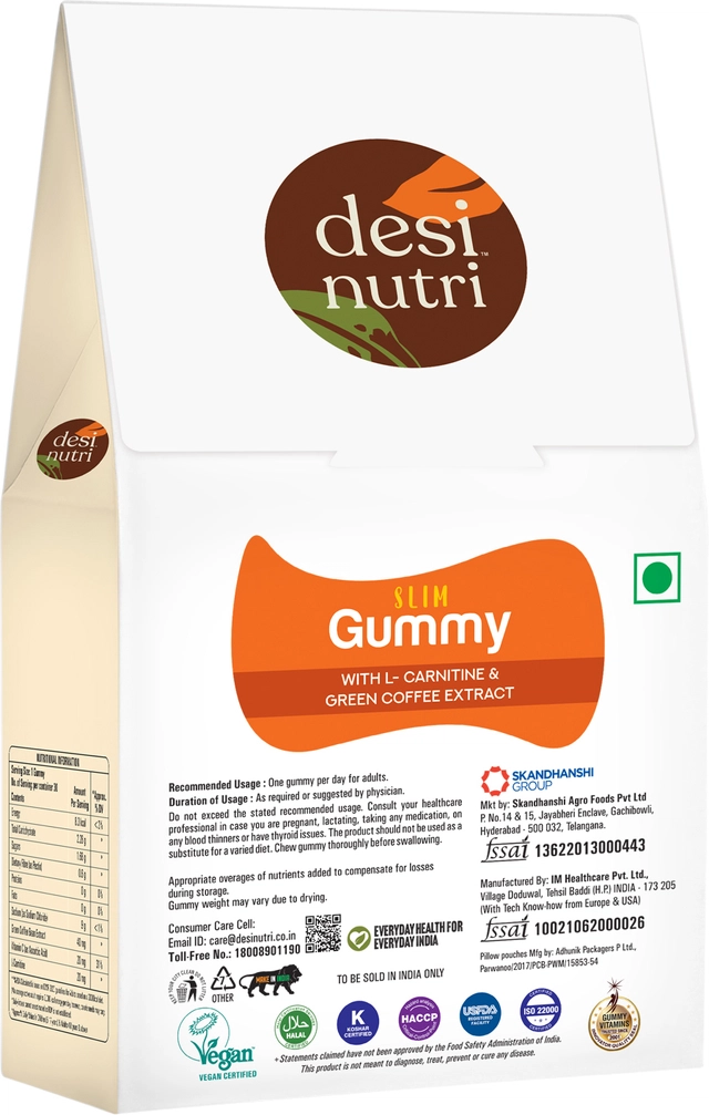 Desinutri Perfect Slim Gummies (30 Gummies)