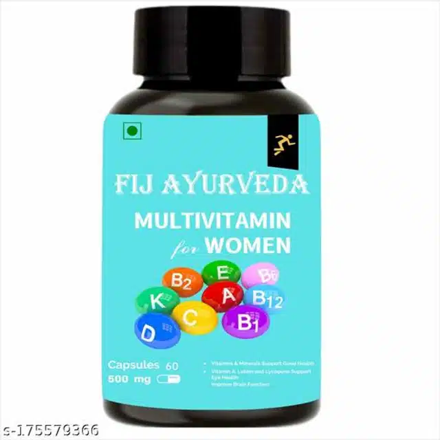 Fij Ayurveda 60 Pcs Multivitamin Capsule for Women