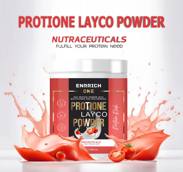 Combo of Enrrich One Protione Layco & Strawberry Flavoured Protein Powder for Women (200 g, Set of 2)