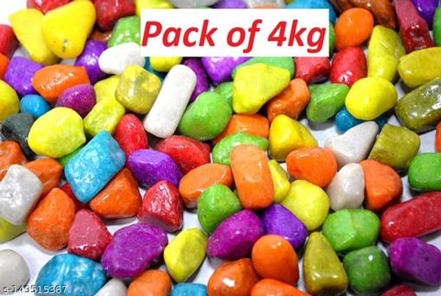 Decoration Pebbles Stones (Multicolor, 4000 g)