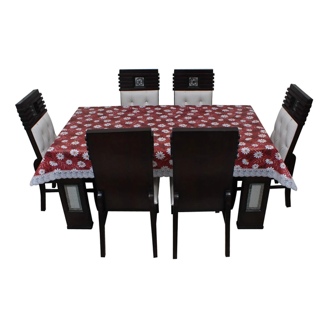 PVC Printed Table Cover (Multicolor, 40x60 inches)