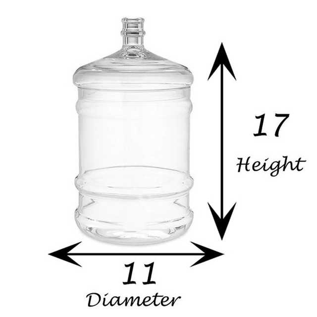 E-Retailer Polyester Water Dispenser Bottle Cover For 20 L Bottle (Brown, 17x11 Inches) (E-124)