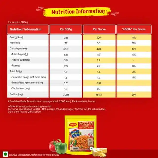 Maggi Pazzta Cheesy Tomato Twist 68.5 g