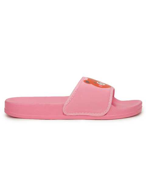 Footox Casual Women Slippers And Flipflops (Pink, 6) (FF-31)